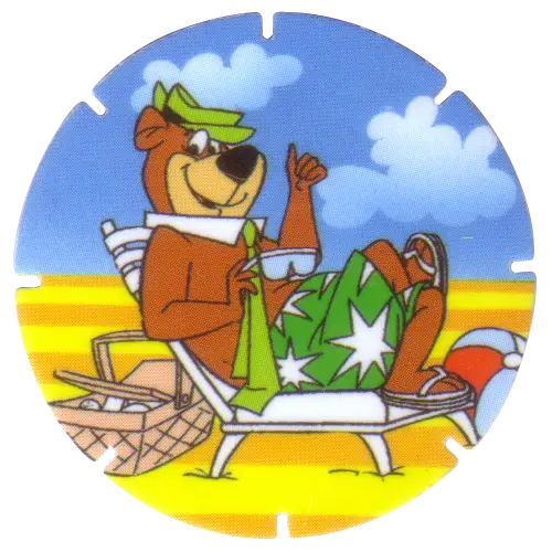 Yogi Bear Relaxing at the Beach