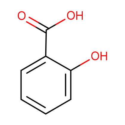 Chemical Structure of Salicylic Acid