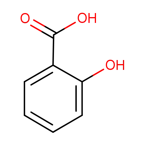 Chemical Structure of Salicylic Acid