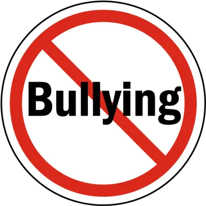 No Bullying Sign