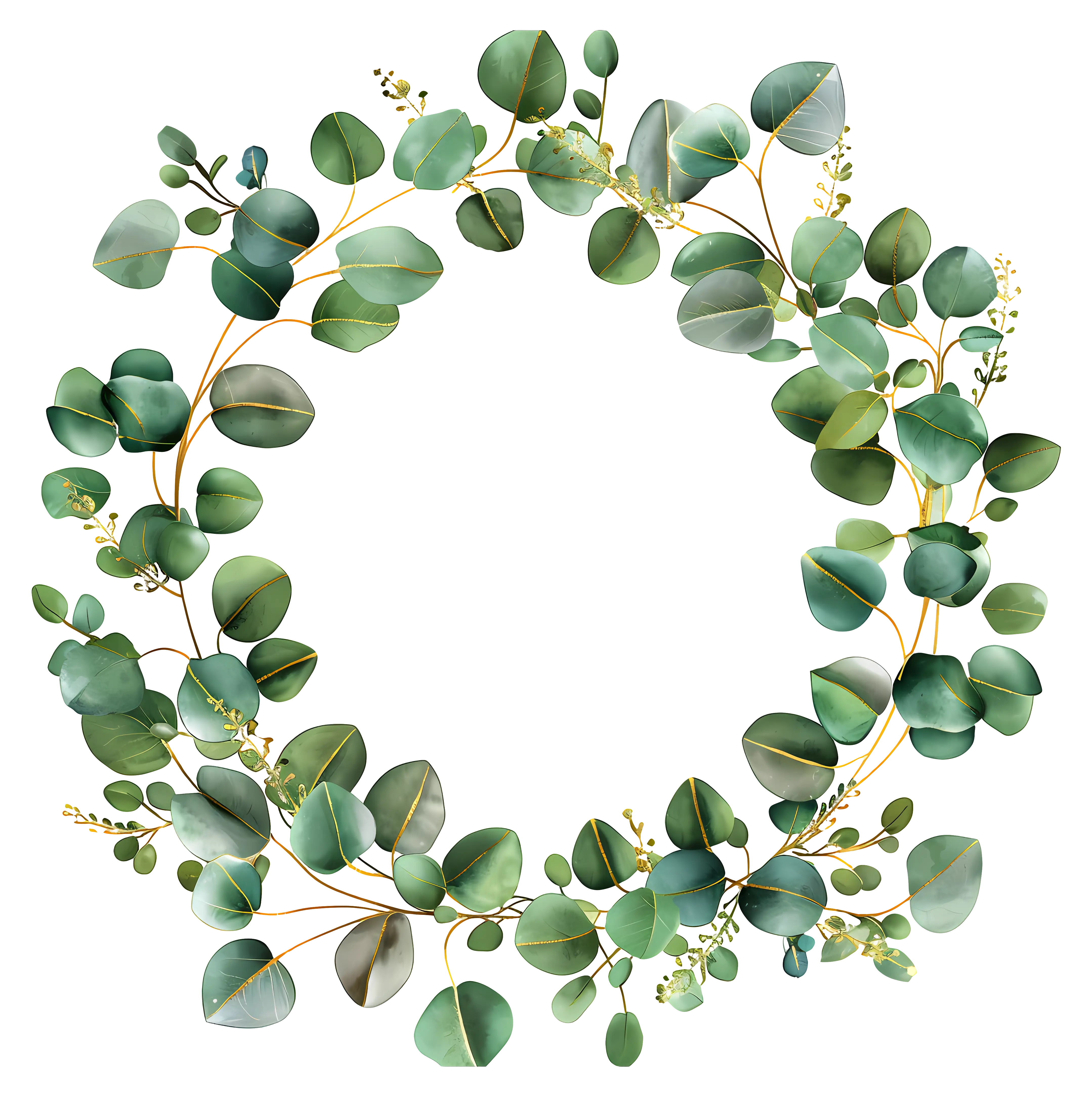 Eucalyptus Leaf Wreath for Decoration