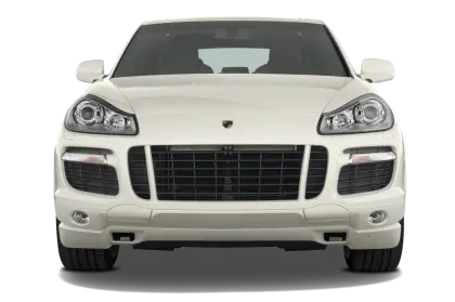 White SUV Front View Design
