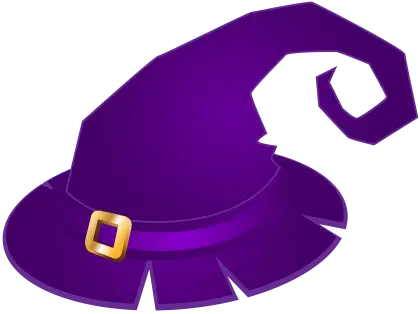 Purple Witch Hat for Halloween