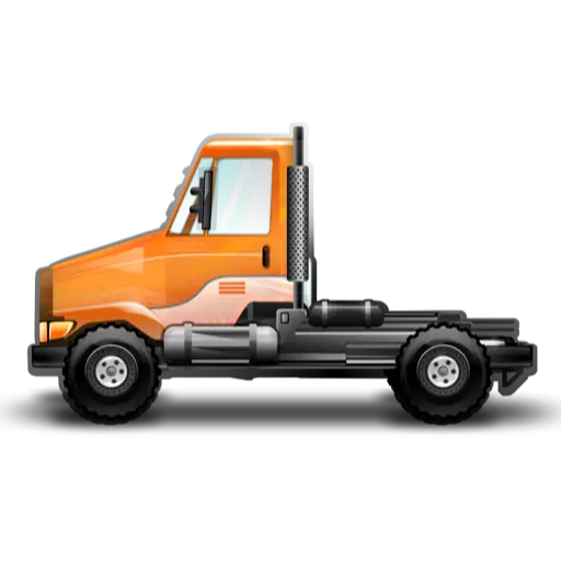 Orange Transport Truck