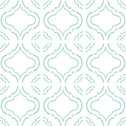 Blue and White Decorative Pattern