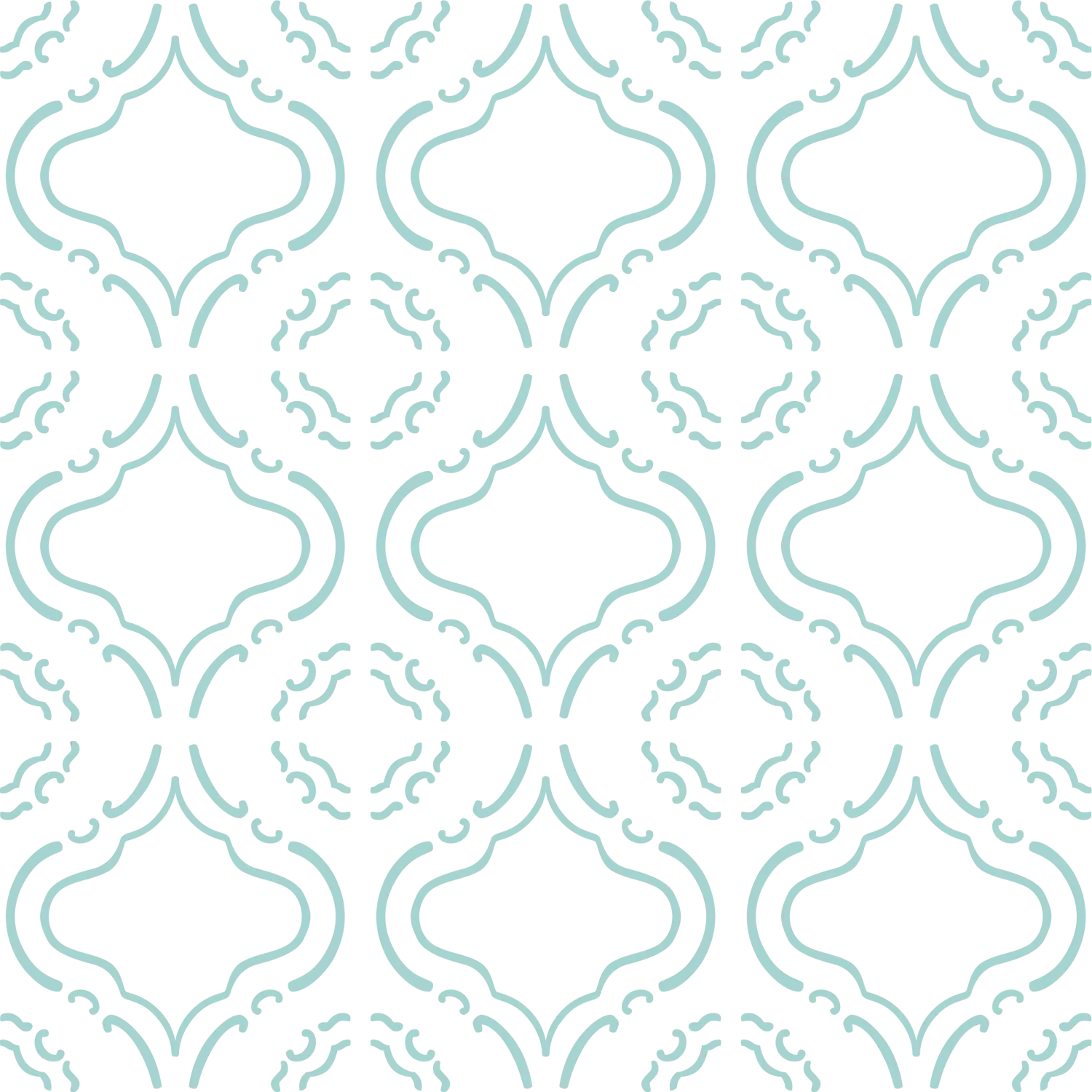 Blue and White Decorative Pattern