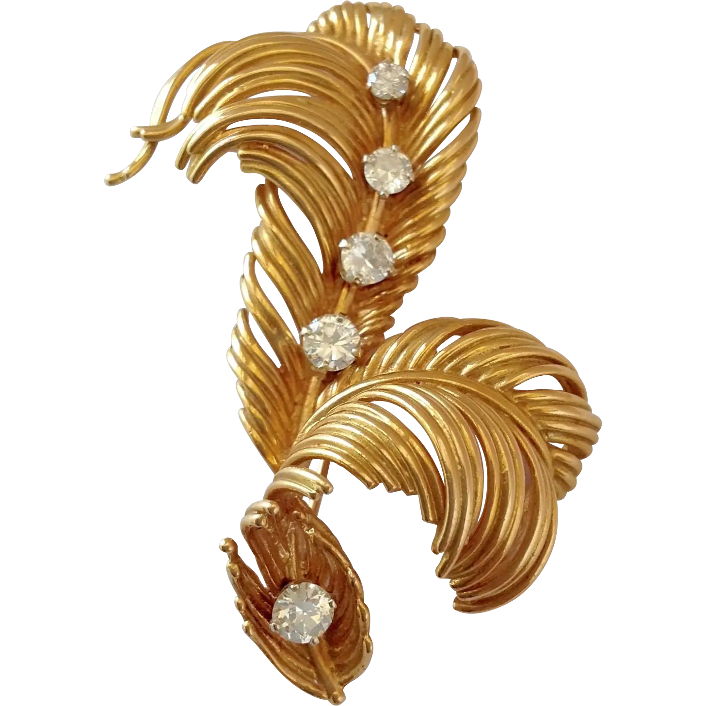 Elegant Gold Brooch