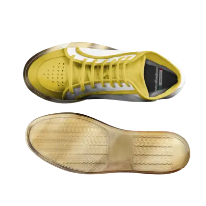 Stylish Yellow Sports Shoes