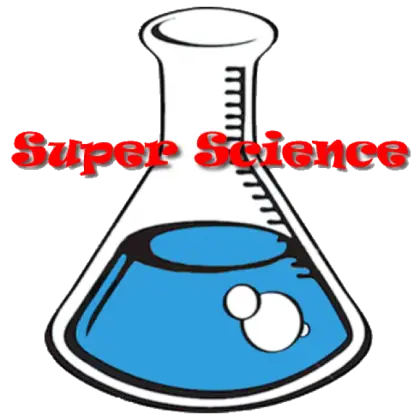 Super Science Flask with Blue Liquid