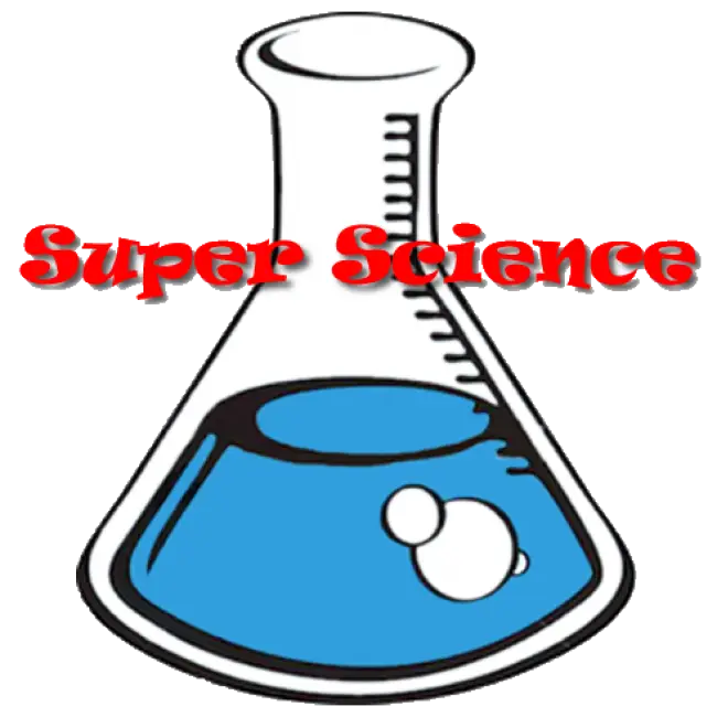 Super Science Flask with Blue Liquid