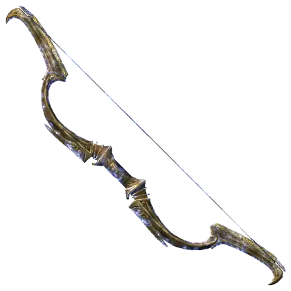 Decorative Wooden Bow with Fine Details