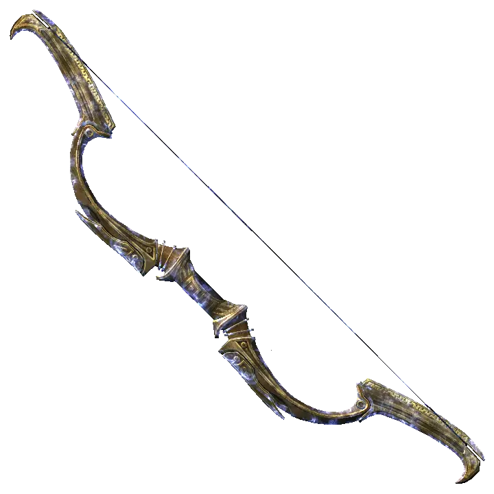 Decorative Wooden Bow with Fine Details