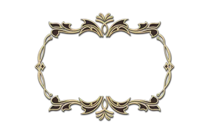 Ornate Golden Frame with Decorative Design