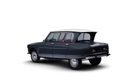 Classic Black Vintage Car Model