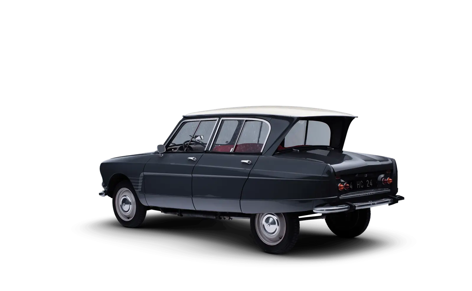 Classic Black Vintage Car Model