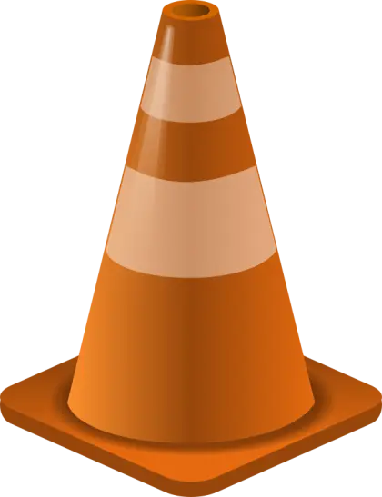 Orange Traffic Cone for Safety Marking