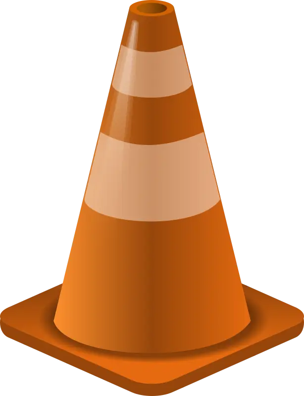 Orange Traffic Cone for Safety Marking