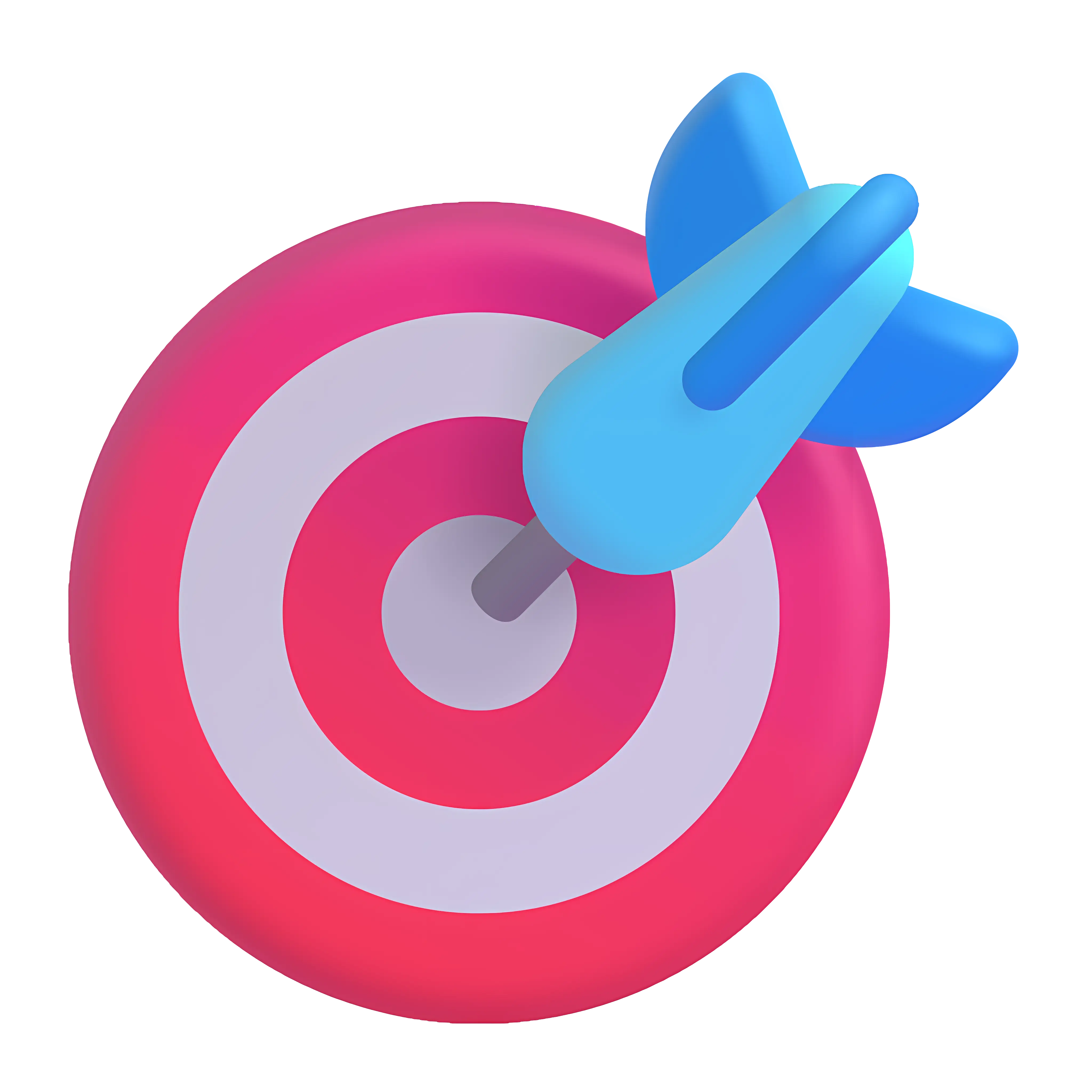 Colorful Target with Dart