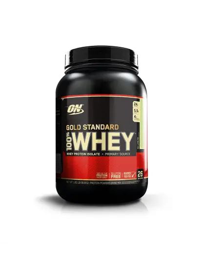 Black and Red Whey Protein Powder Container