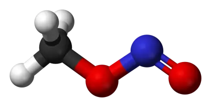 Acrylic Acid Molecule in 3D Model