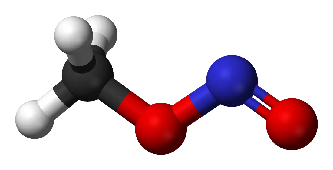 Acrylic Acid Molecule in 3D Model