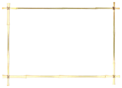 Simple Bamboo Rectangular Frame