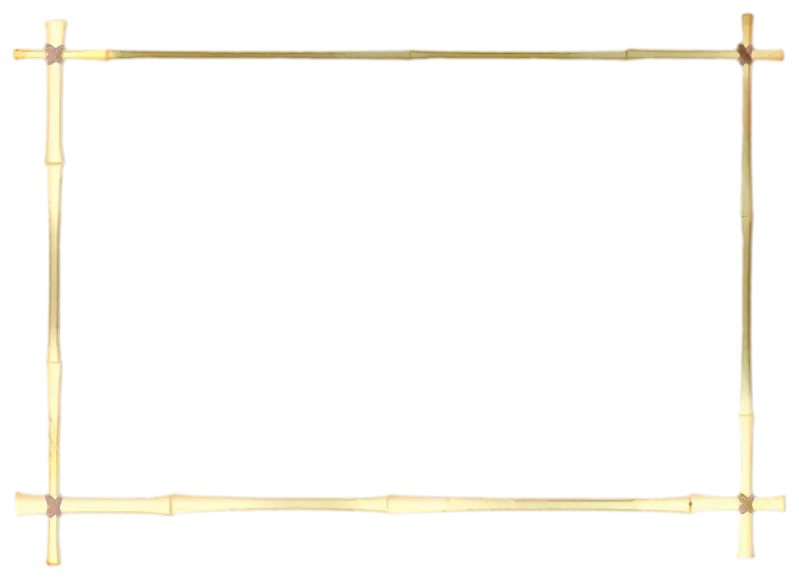 Simple Bamboo Rectangular Frame