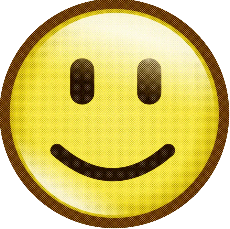 Happy Smiley Face Emoji