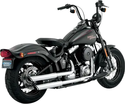 Black Cruiser Motorcycle Ready for Adventure