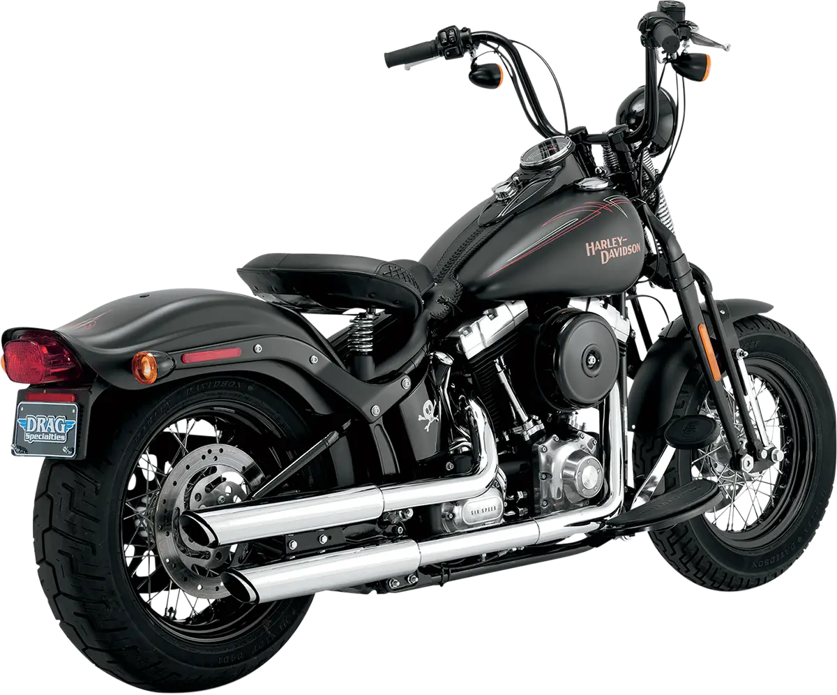 Black Cruiser Motorcycle Ready for Adventure
