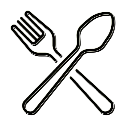 Fork and Spoon Crossed Icon