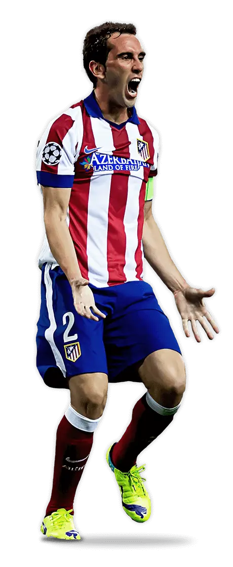 Excited Soccer Player in Red and White Jersey