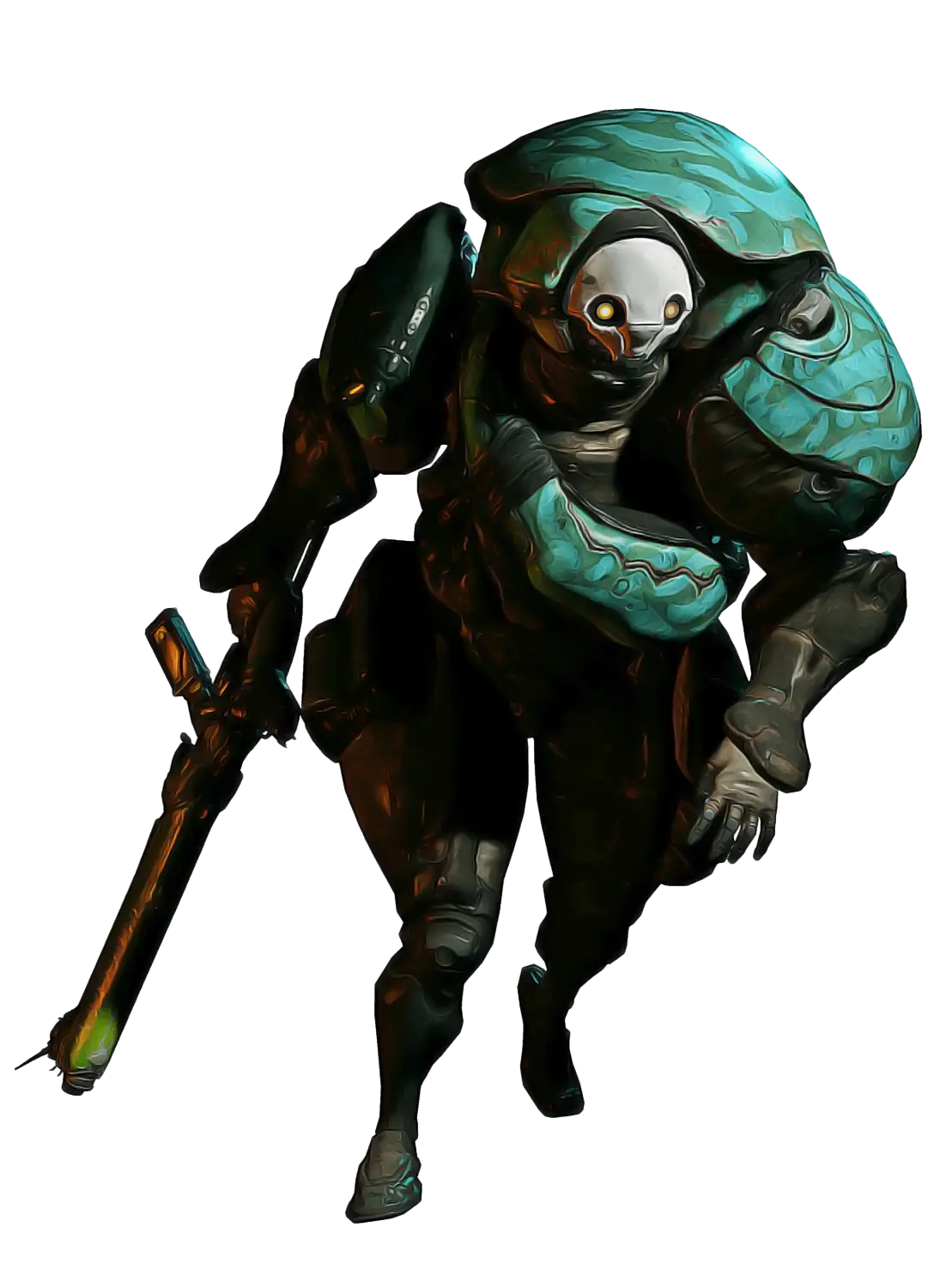 Futuristic Armored Soldier