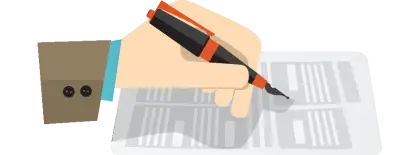 Hand Writing on Paper