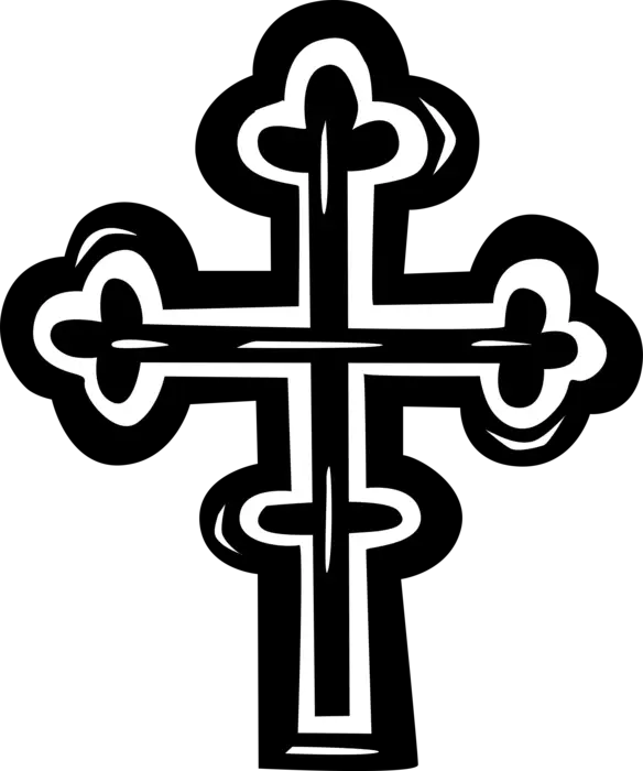 Ornamental Cross Illustration