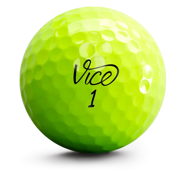Yellow Vice Golf Ball