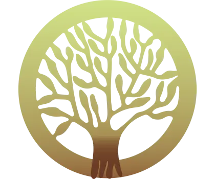 Tree of Life Circular Symbol Design