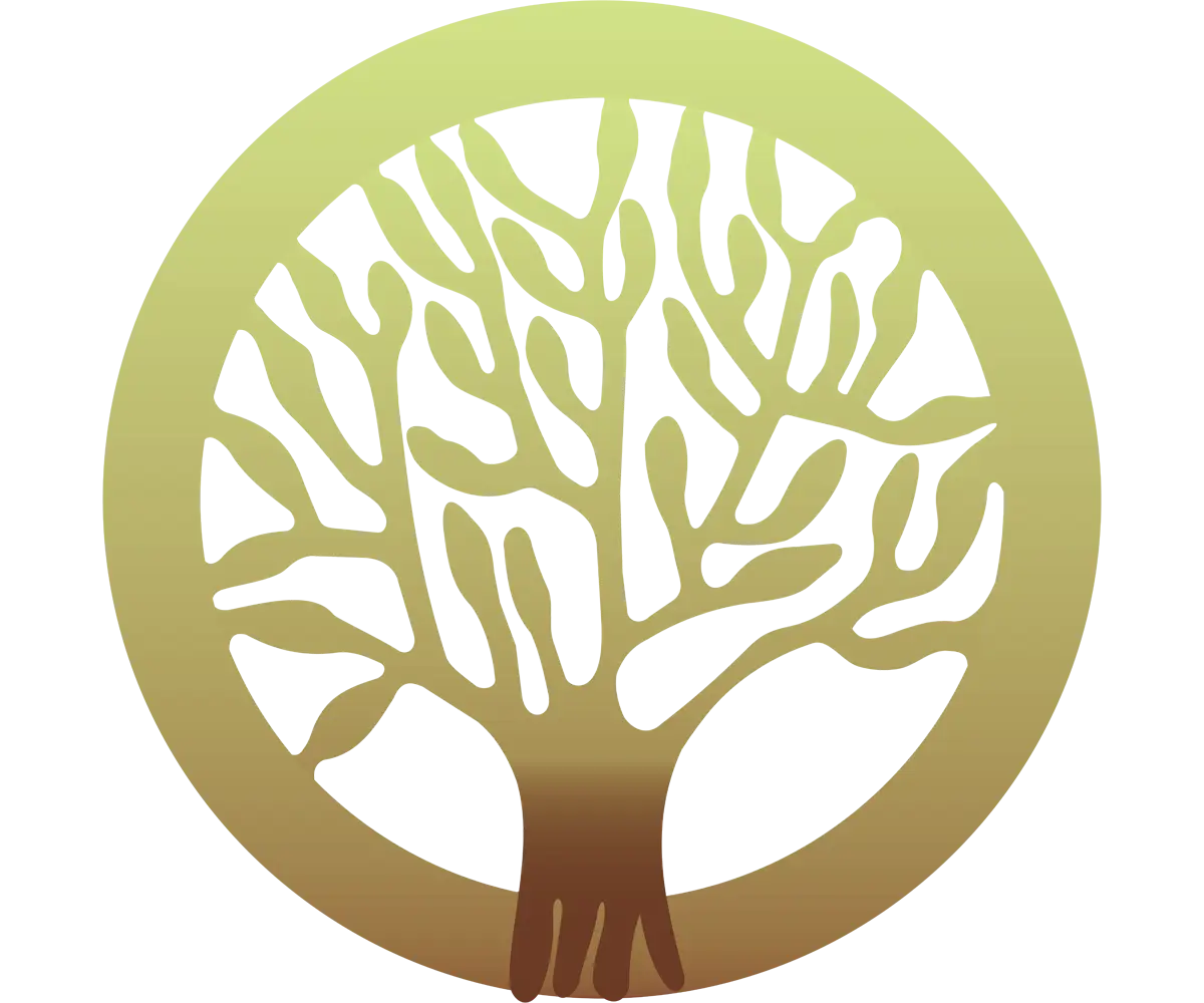 Tree of Life Circular Symbol Design
