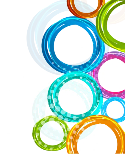 Colorful Overlapping Circles