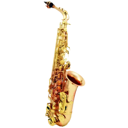 Golden Saxophone Illustration