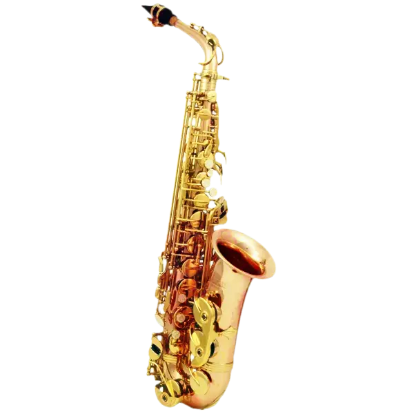 Golden Saxophone Illustration