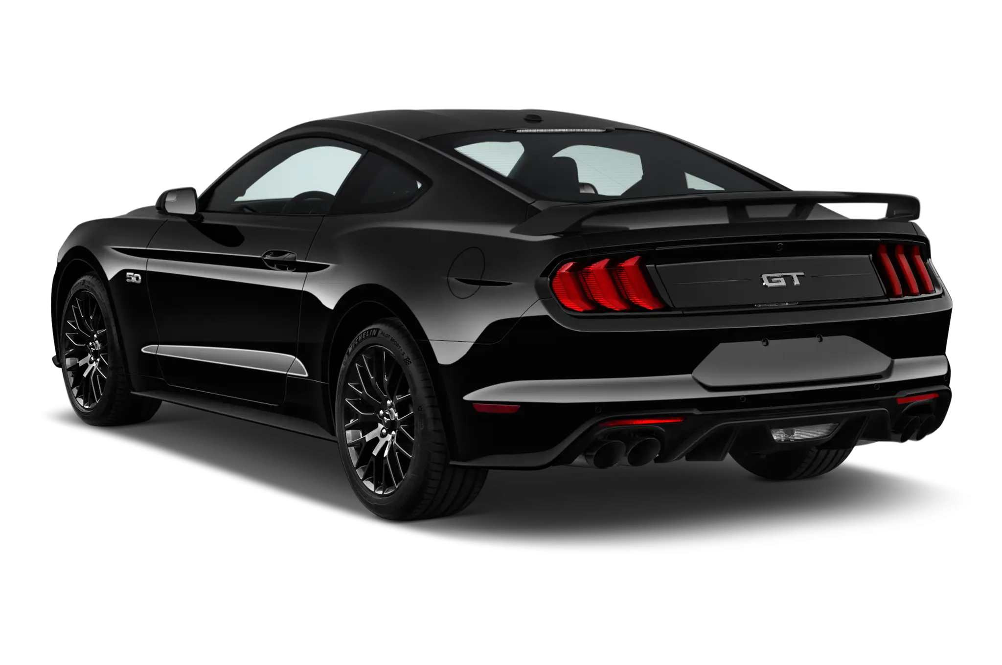 Sleek Black GT Sports Car