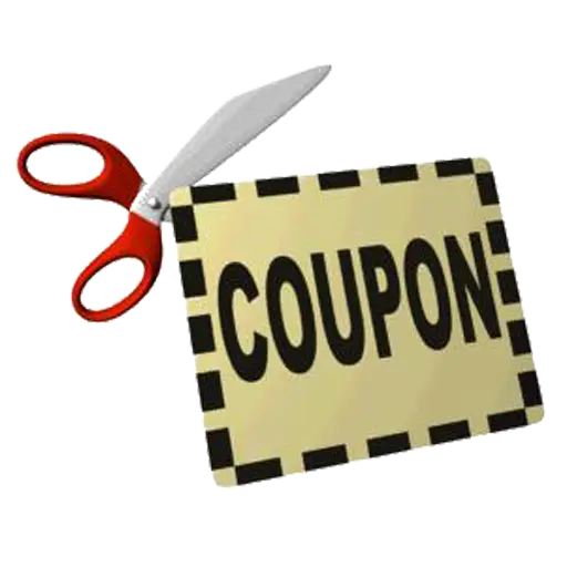 Coupon with Scissors