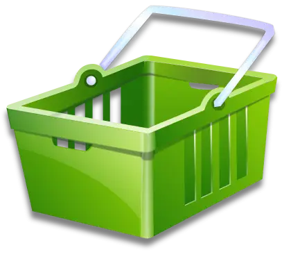 Green Shopping Basket