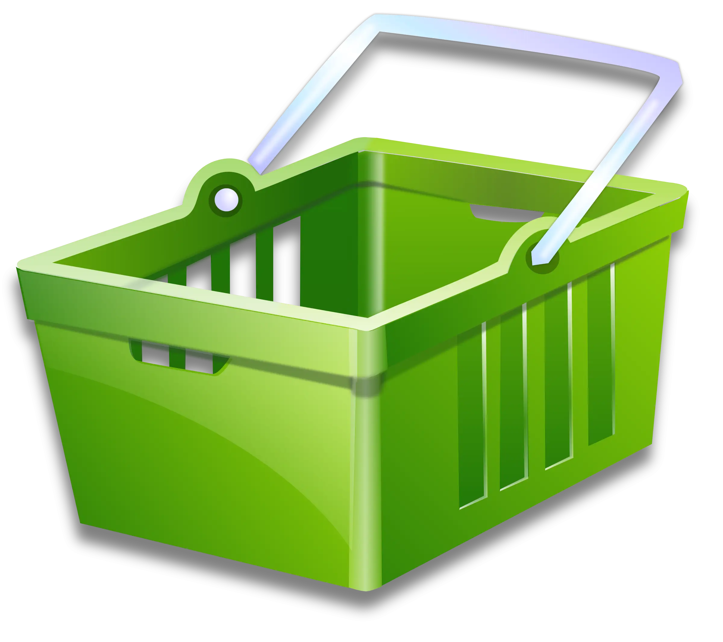 Green Shopping Basket