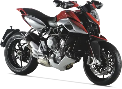 Red Motorcycle in Sleek Design