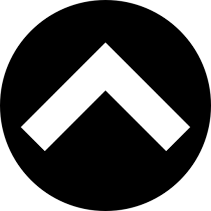 Black Circle with Upward Arrow Symbol
