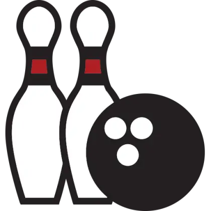 Bowling Pins and Ball for Indoor Recreation