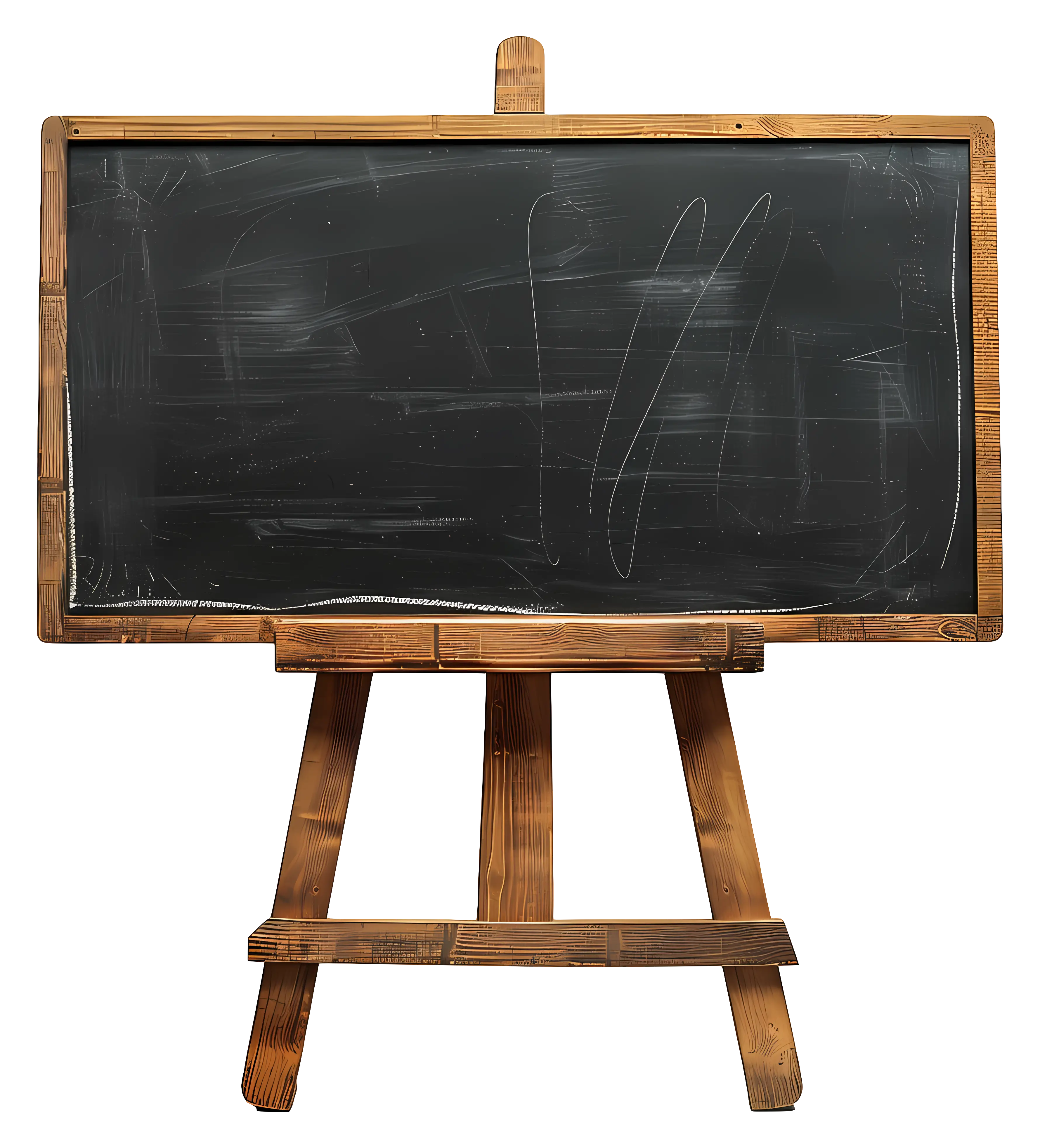 Wooden Chalkboard on Easel
