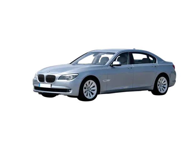 Silver Luxury Sedan Car Design